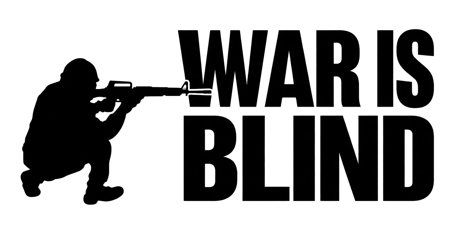 WAR IS BLIND emblem
